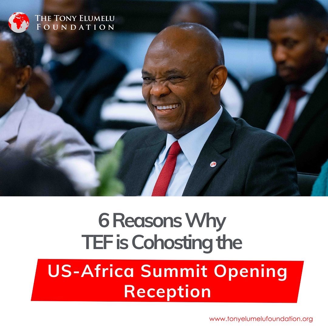 TonyElumeluFDN's tweet photo. The Tony Elumelu Foundation is honoured to cohost the kickoff event for the 2022 US-Africa Leaders Summit, working closely with the U.S. Administration. https://t.co/Jhl7z8HnY3