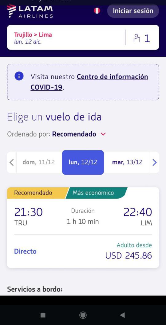 lsolar22's tweet photo. @JaimeChincha abuso en los precios de los pasajes aéreos @LATAMAirlines @LATAM_PER @IndecopiOficial @MTC_GobPeru @Defensoria_Peru por el estado de emergencia https://t.co/TDJqJiU6IK