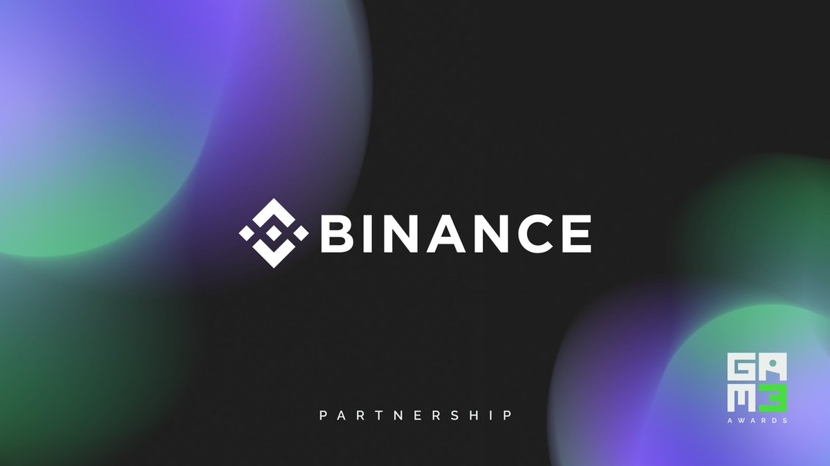 gamesdotgg's tweet photo. We're proud to announce our partnership with @binance to bring our #GAM3Awards voters over $20,000 in Binance gift cards for voting.  
 
Learn more ▶️ https://t.co/uK4Ymsc65d https://t.co/n7fRBnPnhb