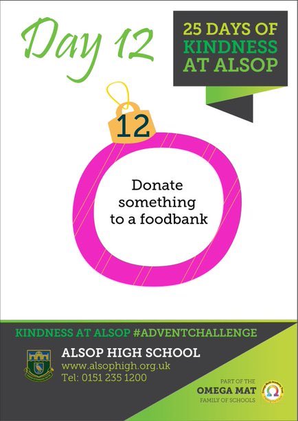 25 Days of Kindness <a href="/AlsopHighSch/">Alsop High School</a> <a href="/omega_mat/">Omega Multi-Academy Trust</a>
