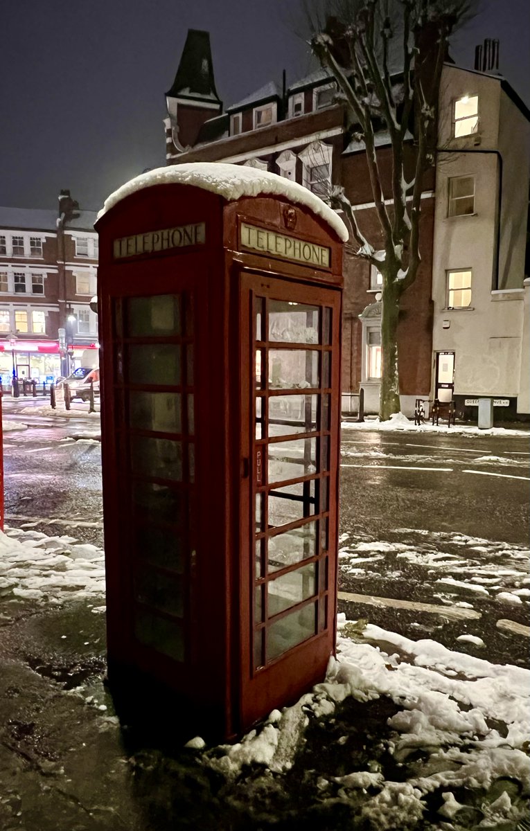 #telephoneboxTuesday Thaw underway