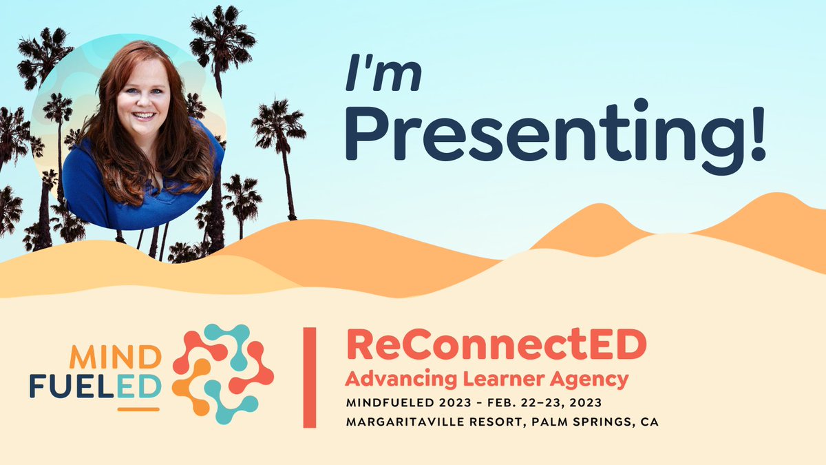 Hope we have lots of educators join us in Palm Springs! #thesocialcore #MINDFUELED2023