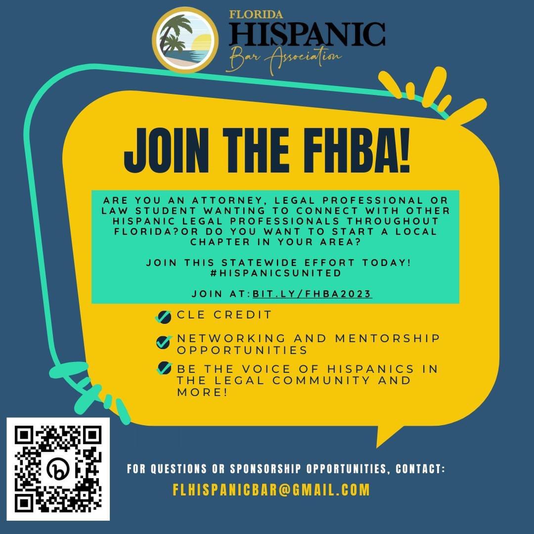 Be a good supporter and join the FHBA today!!! Help us grow!