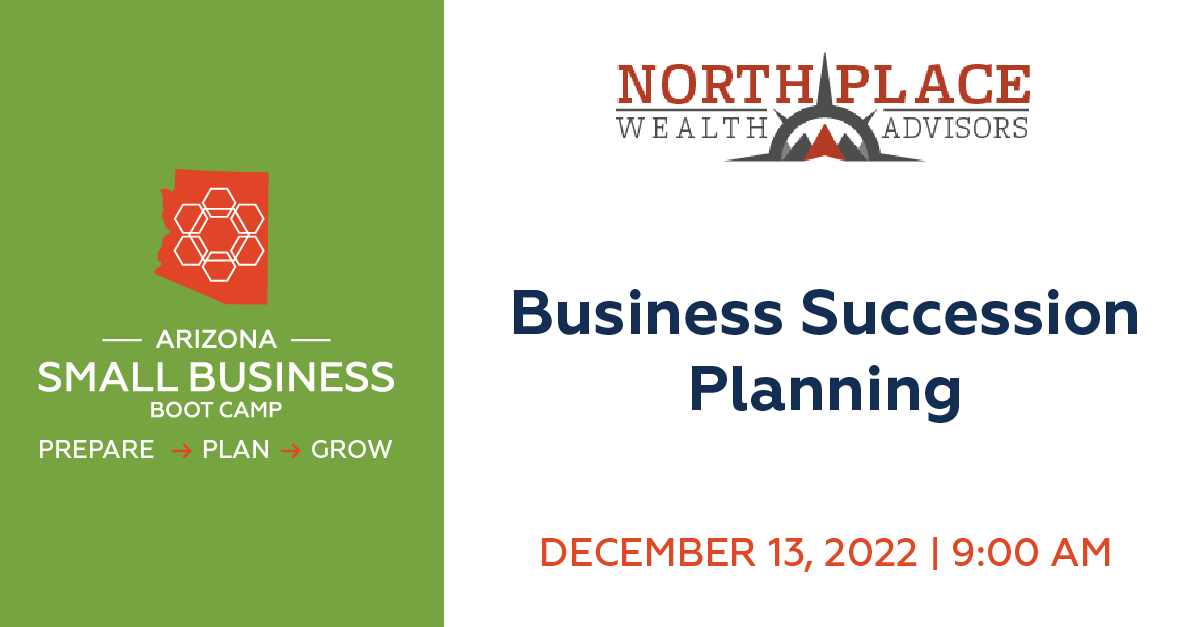azcommerce's tweet image. Selling a business can be a complicated task. Jonathan Mabb, a Financial Planning professional from NorthPlace Wealth Advisors, will join the ACA&apos;s #SmallBizBootCamp to discuss estate taxes, types of assets, buy-sell agreements, &amp;amp; more.

Register Now👉 bit.ly/ACASession256