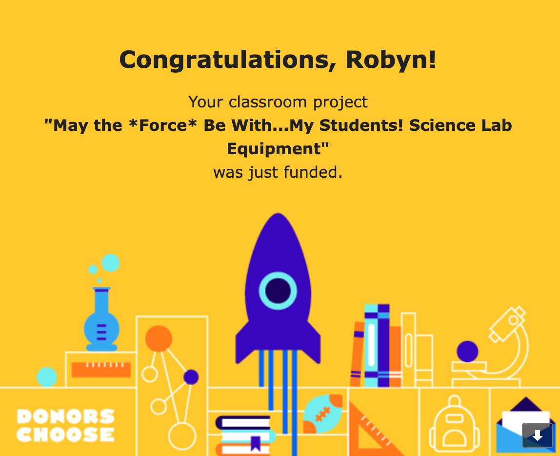 Robyn Kirby (@kirbyrrobyn) on Twitter photo THANK YOU <a href="/CognizantFdn/">Cognizant Foundation</a> for supporting public education and our science classroom through your very thoughtful donation to <a href="/DonorsChoose/">DonorsChoose</a>! So much appreciated! THANK YOU <a href="/CognizantFdn/">Cognizant Foundation</a> for supporting public education and our science classroom through your very thoughtful donation to <a href="/DonorsChoose/">DonorsChoose</a>! So much appreciated!