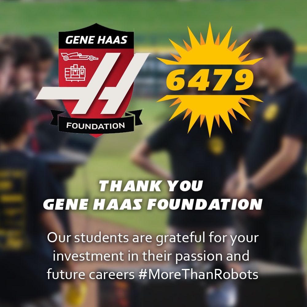 Proud to introduce our newest sponsor!  🙏 #GeneHaasFoundation