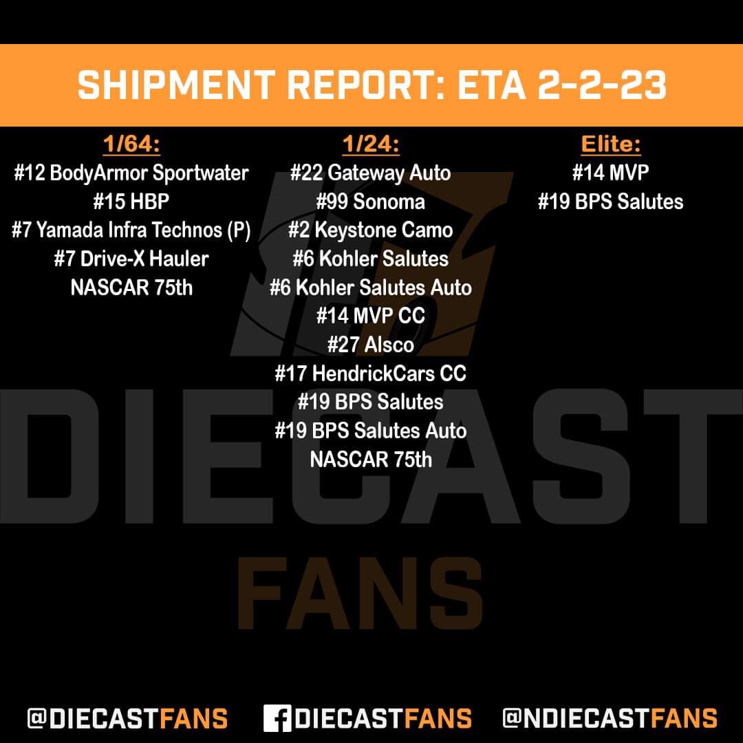 NASCAR DIECAST FANS tweet media