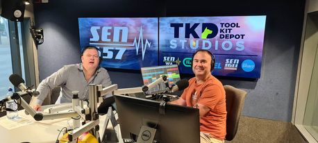 SENWABreakfast's tweet image. HERE WE GO!

@PaulHasleby &amp;amp; @ScottyCummings_ are with you LIVE for the next couple of hours.

&amp;gt;@FootballWest CEO @JamieHarnwell 
&amp;gt;@simonhill1894 
&amp;gt;@ScorchersBBL Stephen Eskinazi
&amp;gt;@PerthWildcats coach @johnrillie 
&amp;gt;@FleetNetwork Garrick Ibbotson and Frank Agostino in studio!