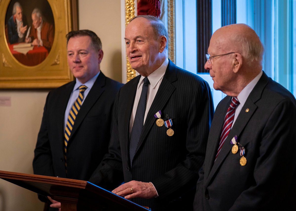 I'm deeply honored to have received Distinguished Public Service awards from the @SecDef, @TheJointStaff, @SecArmy, @SecNav, and @SecAFOfficial. For 36 years, I've served as an advocate for our military in the Senate. It's been the privilege of a lifetime to support this mission.