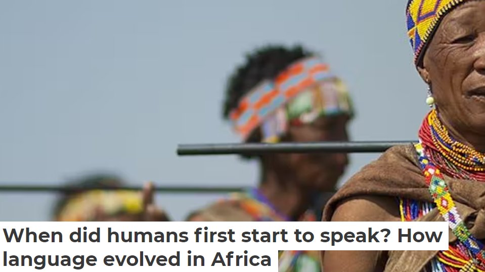 New research indicates that the first speech sounds were uttered about 70,000 years ago, and not hundreds of thousands or millions of years ago, as is sometimes claimed in the literature. #IcommunicationP #SpeakUp4CommRights <a href="/ConversationEDU/">The Conversation - Australia + New Zealand</a> theconversation.com/when-did-human…