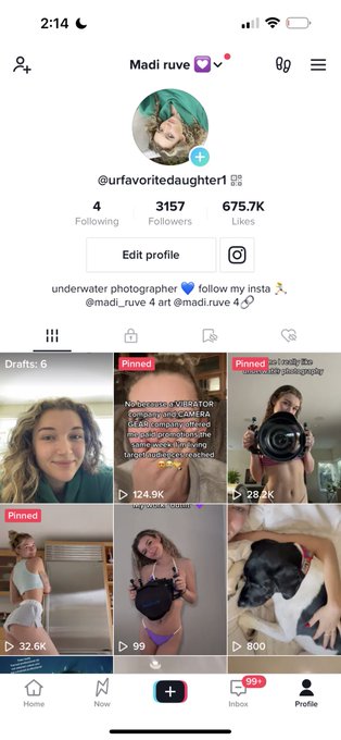 my tiktok was permanently banned :) here is my new account https://t.co/6VafpUnMQQ