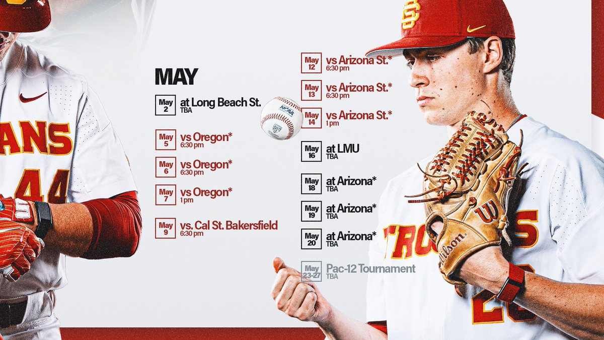 The 2023 slate is out! See you all at Dedeaux in February 😎⚾️✌️ #FightOn