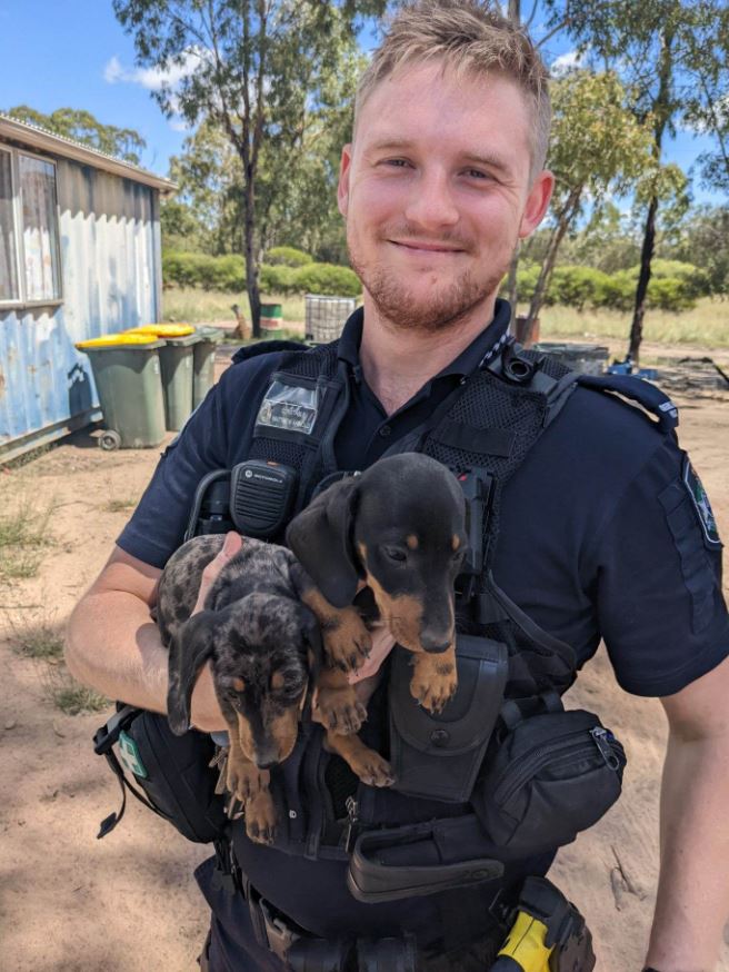 It is with a heavy heart we confirm the deaths of Constable Matthew Arnold and Constable Rachel McCrow. 

Their lives were cut tragically short in the line of duty at Wieambilla yesterday. 

With Honour They Served.
