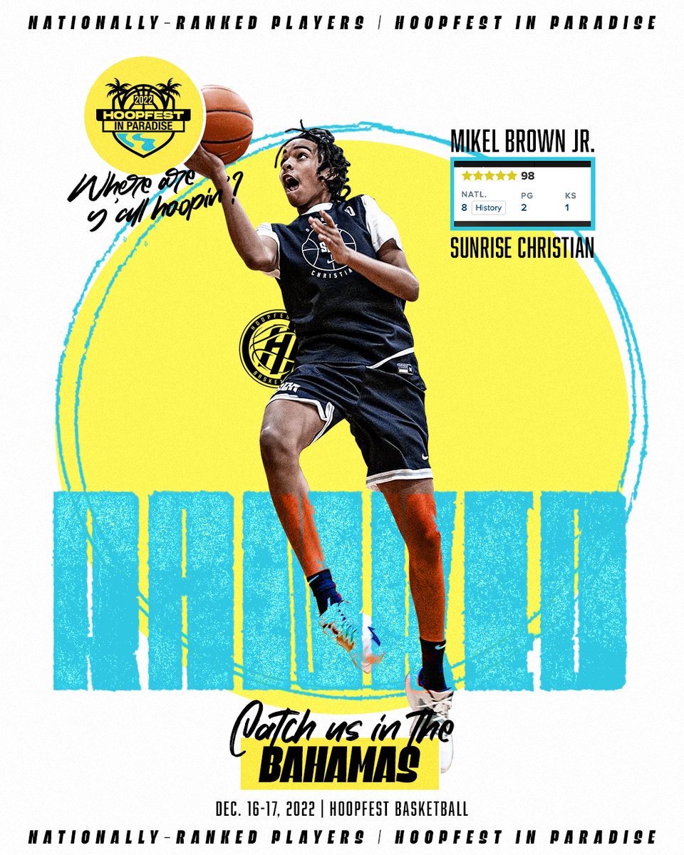 HoopfestB's tweet photo. This @sunrisehoops team is loaded! And they're all headed to Nassau, Bahamas this weekend for Hoopfest in Paradise! 

2025 ⭐️⭐️⭐️⭐️⭐️ - @MikelBrownJr1 

#WhereStarsAreBorn https://t.co/7tRxQzPFR1