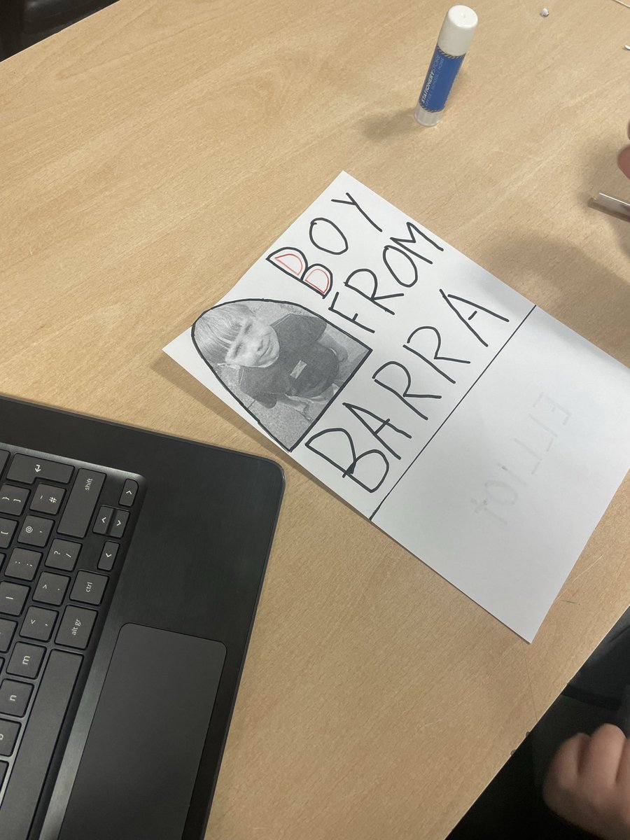 2S1 were working on Bara Boy posters today with Miss Govan 🏴󠁧󠁢󠁳󠁣󠁴󠁿@LarkhallAc