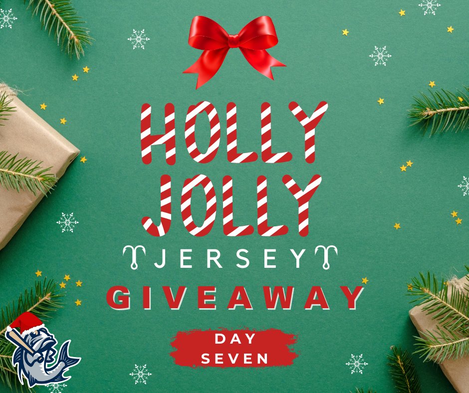 TampaTarpons's tweet photo. On the Seventh Day of Christmas the Tarpons gave to me 6 jerseys ~6 𝐰𝐢𝐧𝐧𝐞𝐫𝐬 

𝐂𝐎𝐌𝐌𝐄𝐍𝐓 &amp; 𝐒𝐇𝐀𝐑𝐄:
Your input matters to us! For a chance to win a jersey, comment and share what additions would improve your experience at GMS Field? https://t.co/ZAHxo4UPvu