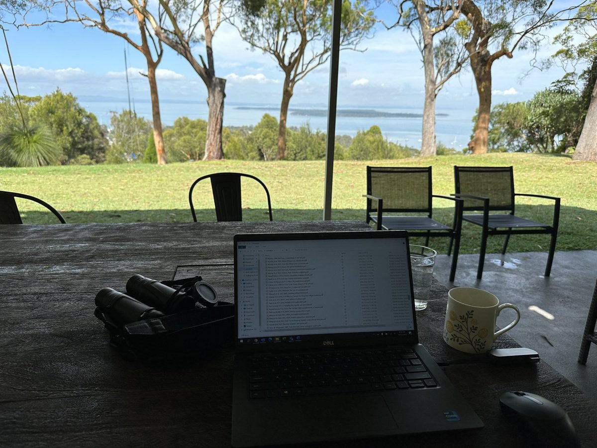 Maria Vozzo (@marialvozzo) on Twitter photo Finishing up the year with a writing retreat on Minjerribah. What a view! Looking forward to a productive week on this beautiful island #laptop #coffee #binoculars <a href="/miburose/">Mibu Fischer</a> <a href="/TwomeyAlice/">Alice Twomey</a> <a href="/saunders_meg/">Megan Saunders</a> Finishing up the year with a writing retreat on Minjerribah. What a view! Looking forward to a productive week on this beautiful island #laptop #coffee #binoculars <a href="/miburose/">Mibu Fischer</a> <a href="/TwomeyAlice/">Alice Twomey</a> <a href="/saunders_meg/">Megan Saunders</a>