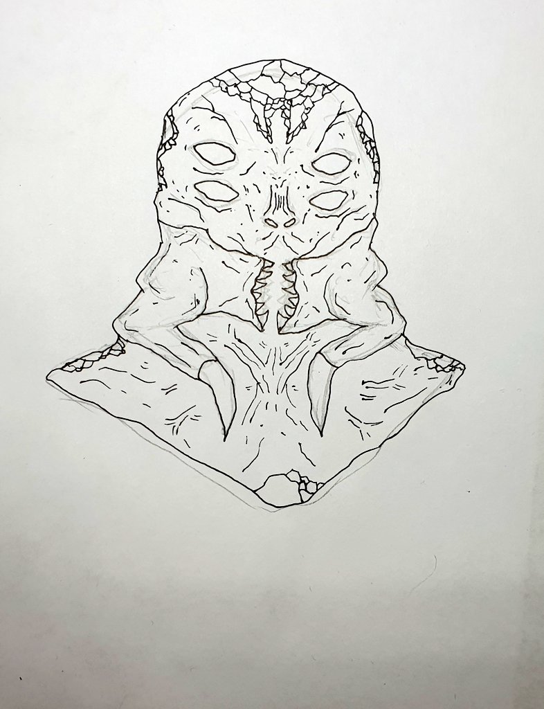 Greetings!  
Sketched out a new project lizard man with spider mutagens 🦎 🕷 ☣
Callsign "Collector" 👐
#ART #sketch #antiperfectionism #artistsontwitter #artist #NFTCommunity #NFTProjects #OpenSeaNFT #NFT #NFTdrops #nftcollector #nftcollectors #NFTartists #NFTArtworks