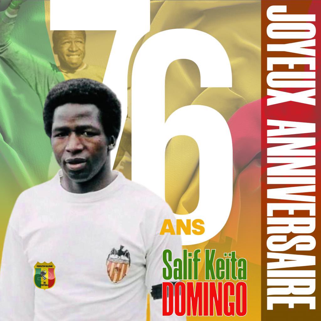 Je souhaite un très joyeux anniversaire à notre légende, Salif Kéita Domingo qui a soufflé ses 76 bougies.