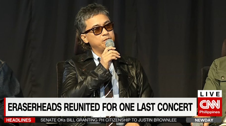 CNN Philippines on Twitter "Eraserheads lead vocalist Ely Buendia on