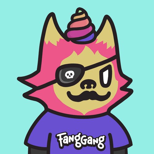 #NewNFTProfilePic NFT by <a href="/FangGangNFT/">Fang Gang</a> 

Omg omg omg I FINALLY GOT A FANGSTER - does this mean I get to make some new frens?! 👀