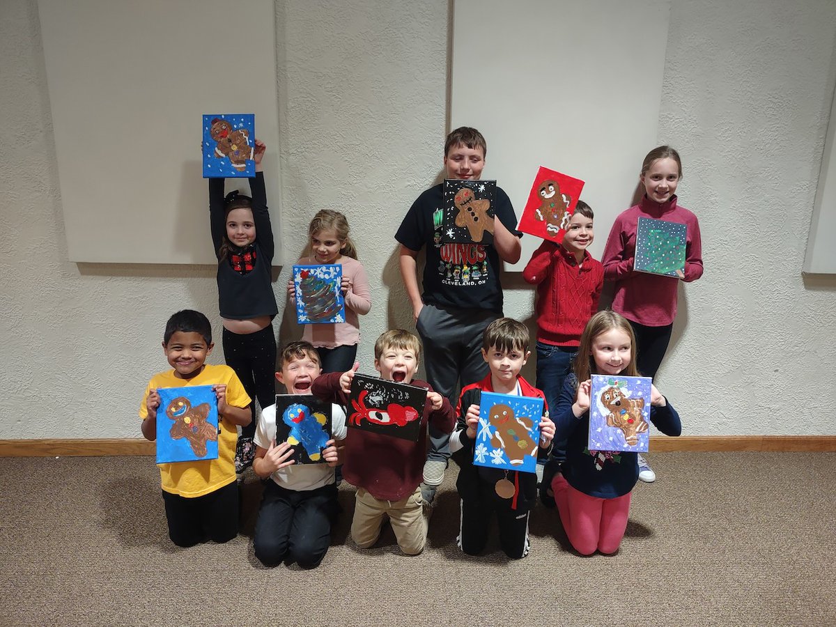 RLC_Indy's tweet photo. RLC's Kids Club had a fantastic Christmas party on Sun, 12/11! We did a painting activity, enjoyed hot cocoa &amp; cookies together, &amp; played some fun games. Thank you to member Peg Copenhaver for leading our painting, &amp; to everyone who came &amp; shared cookies! https://t.co/wRQyDdrp2M
