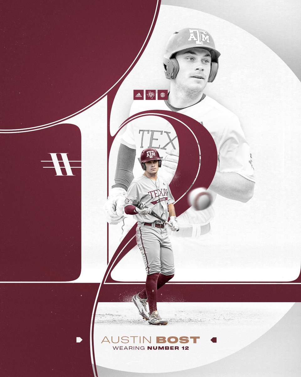 Ladies &amp; gentlemen, your new number twelve: <a href="/bost_austin/">Austin Bost</a> 👍 

1️⃣2️⃣ release » aggi.es/3PkMsxm