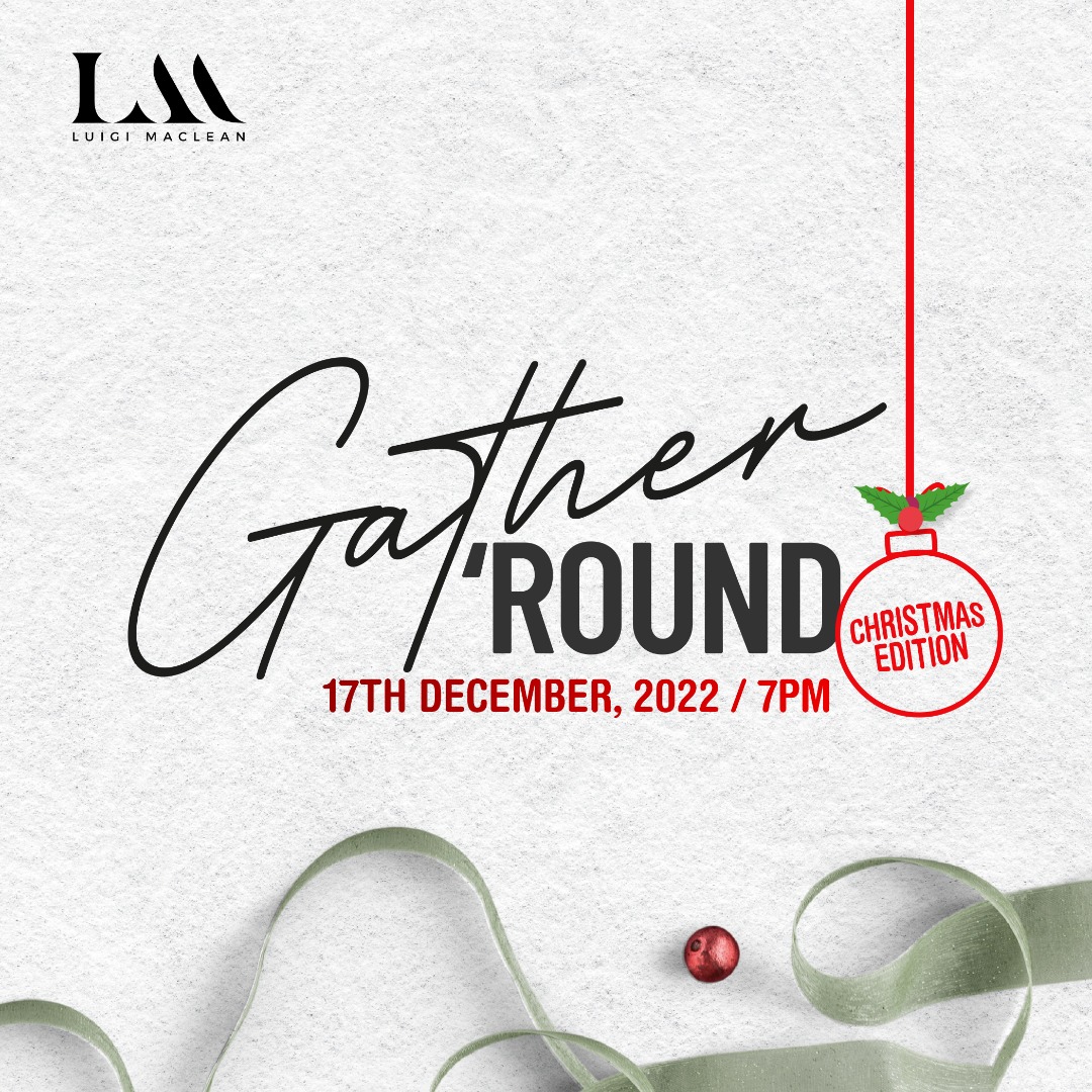 LuigiMaclean's tweet photo. Let's Gather 'Round again this Christmas and lift up holy hands in gratitude unto the Lord.
Details coming soon.
Kindly share !!!
#gatherRound
#luigimaclean
#pursuit
#reverbstudios https://t.co/S43amZGyZl