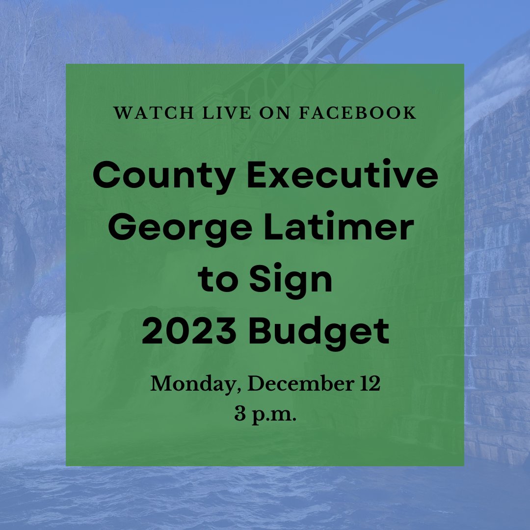 Westchester Gov on Twitter "County Executive Latimer will sign