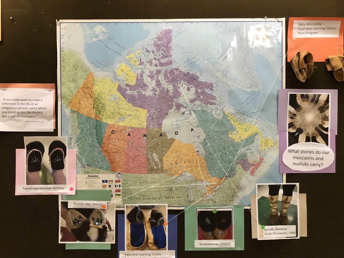 S lead and organized the day; lots of stories from across Turtle Island shared by the students and staff who wore moccasins and mutluks ⁦<a href="/KatarokwiLC/">Katarokwi Learning Centre</a>⁩ ⁦<a href="/Alt_ContEd_LDSB/">Bryan Lambert</a>⁩ #gr10reconcilliationproject
