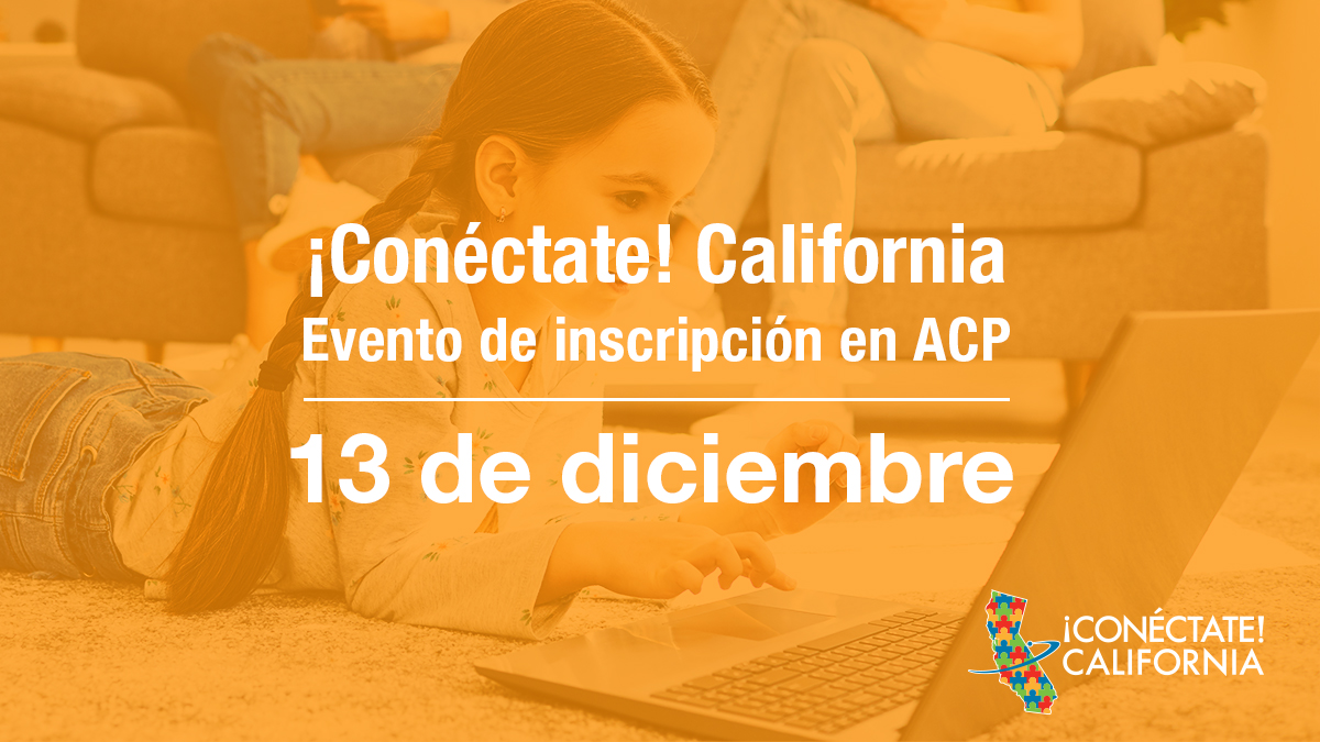 Are you enrolled in Medi-Cal, CalFresh, Lifeline, WIC, or SSI, or your household income is less than $53,000 (family of 4), then you qualify for ACP! On 12/13 from 7:30am – 4pm, Katherine Smith School
2025 Clarice Drive, Room K1, San Jose
internetforallnow.org/events or 408-270-6752.