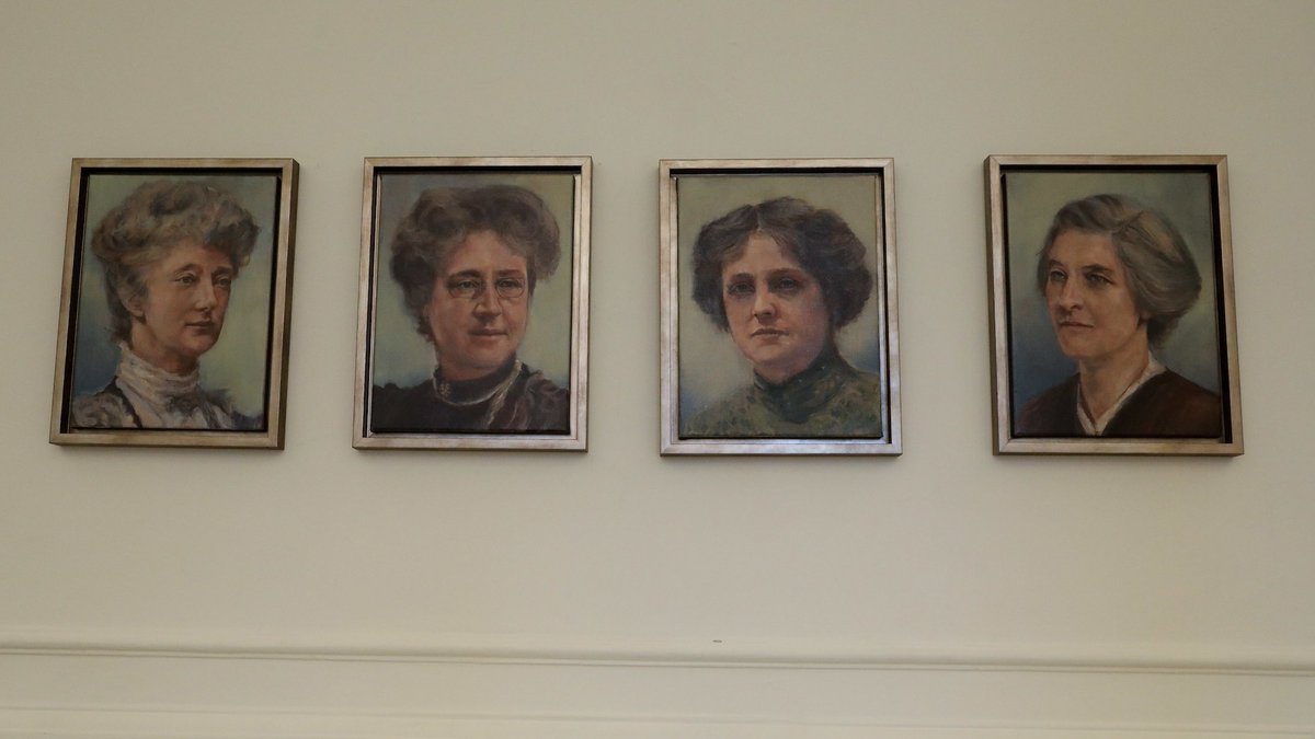 OireachtasNews's tweet photo. The four portraits will now hang in Leinster House as part of the art collection. View the Photo Gallery here #SeeForYourself

Official Photo Gallery - https://t.co/DUt7Ig10f8 https://t.co/XrFqjM2tzg