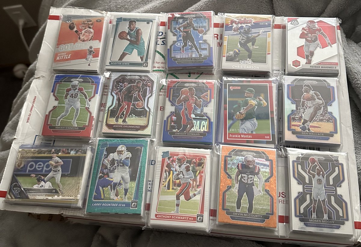 patty78 on Twitter "700 cards, all Prizm rookies, select rookies