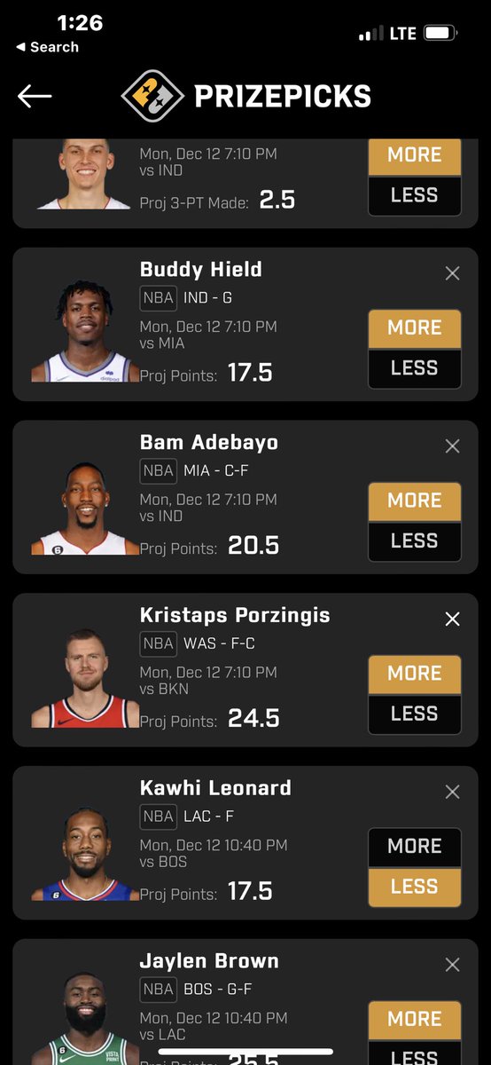 Ramon2hard's tweet photo. My six man of the day #PrizePicksNBA #prizepicks @PrizePicks https://t.co/dq2XnITOFi