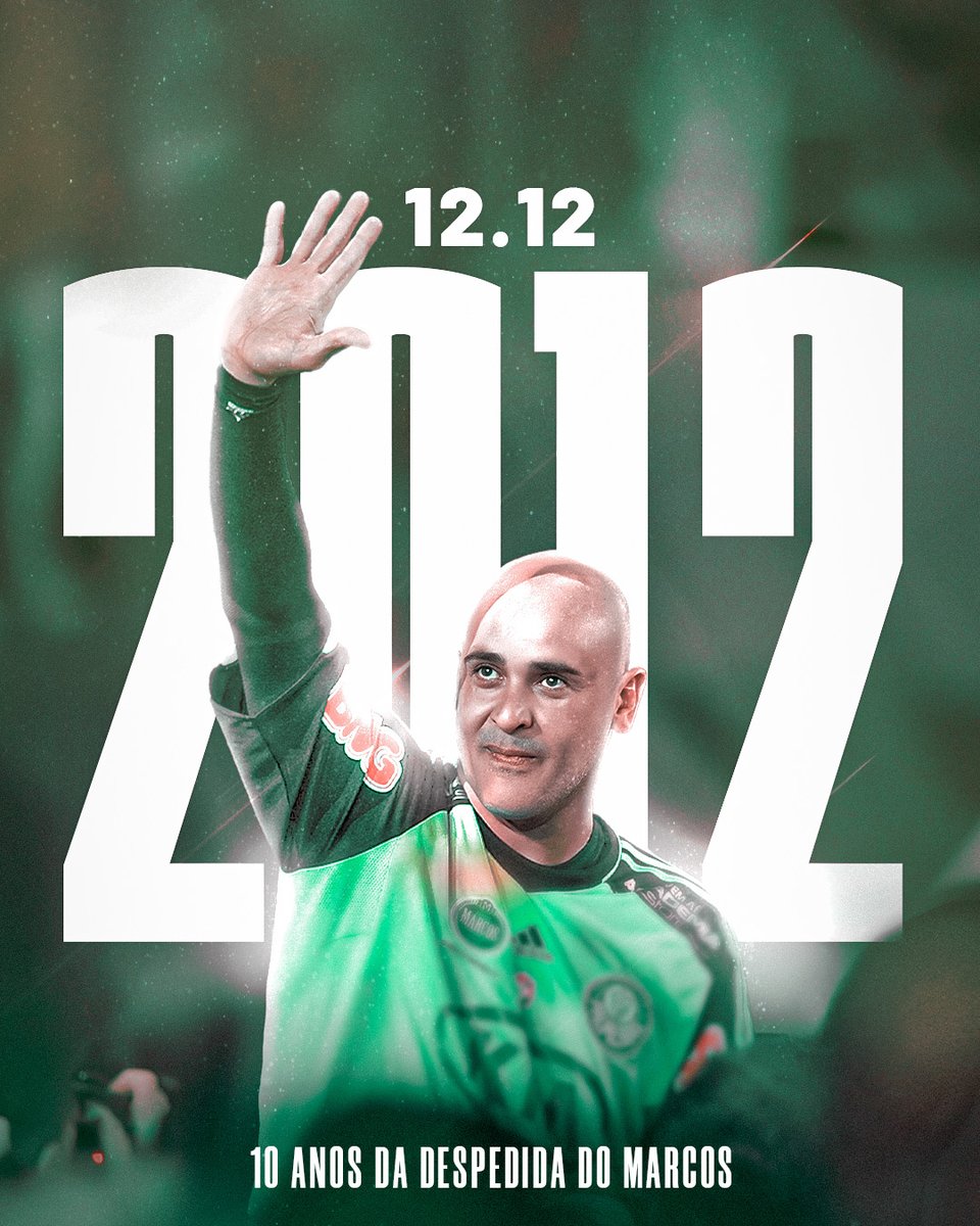 Palmeiras's tweet image. Há 10 anos, uma santa despedida! 😇

Com um Porcoembu LOTADO, São Marcos emocionou a #FamíliaPalmeiras na sua última exibição com o manto! 🧤

#AvantiPalestra
#MemóriaAlviverde
