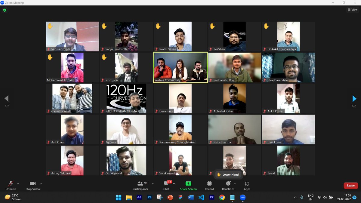 Pritam_das15's tweet photo. Enjoyed a lot in the live unbox realme 10 Pro series with product manager @harisree24, @KocharBazul and @AayushiiiSingh.
Thanks @realmeIndia the invitation really enjoyed a lotπ
#UnboxrealTime #realme10ProSeries5G #CurvedDisplayNewVision
@FrancisRealme
@MadhavSheth1 https://t.co/XHdtAJ353x