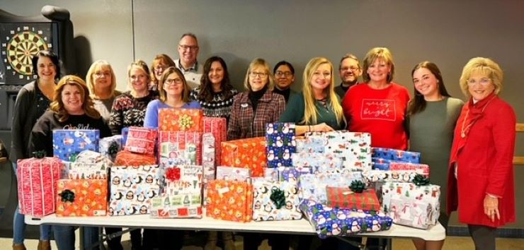 Owatonna Member Services adopted 2 families for this Christmas. This past week Local Realtors, Lenders and Real Estate Professionals spent an evening of shopping and gift wrapping. They will be having a very nice Christmas.