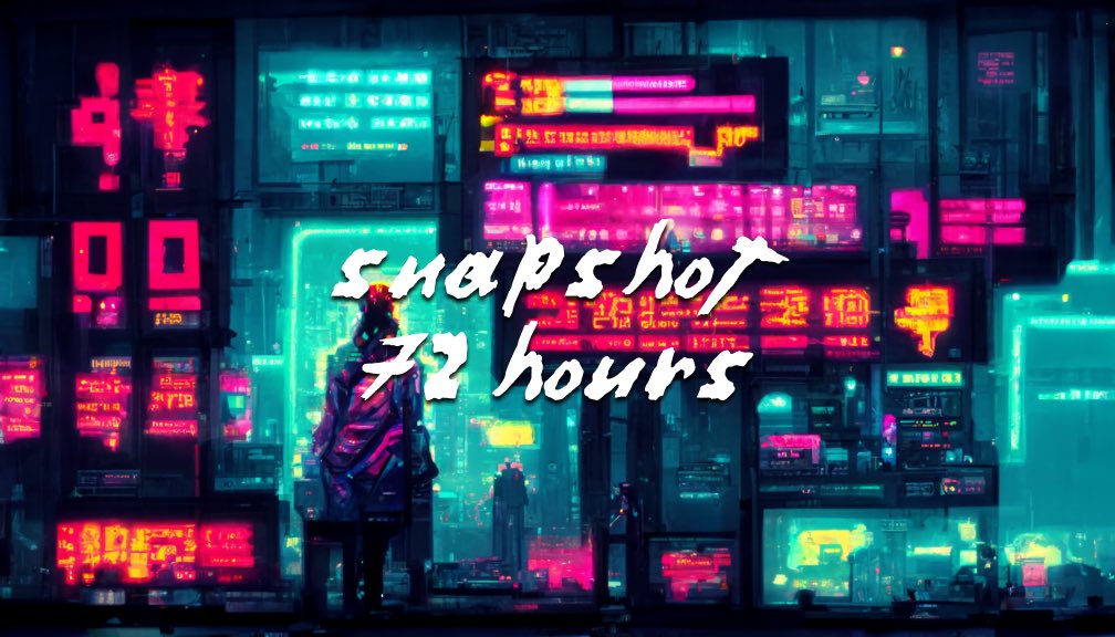 ToriPunks's tweet photo. 𝙷-𝟽𝟸 𝚋𝚎𝚏𝚘𝚛𝚎 𝚂𝚗𝚊𝚙𝚜𝚑𝚘𝚝 ⏳

#wearepunks #TeritoriNFT #Cosmos $tori https://t.co/yIgtWFdtzE
