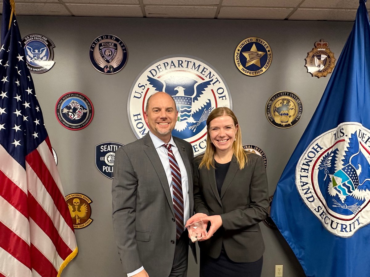 Thank you to all of our law enforcement partners including <a href="/USANickBrown/">U.S. Attorney Nick Brown</a>, <a href="/USAttyWaldref/">U.S. Attorney Waldref</a> <a href="/DFOSeattle/">DFO Seattle Field Office</a>, <a href="/USBPChiefBLW/">US Border Patrol Chief Patrol Agent Blaine Sector</a>, @WAStatePatrol for an exceptional awards ceremony. We are grateful the hard work and dedication of our teams to keeping our communities safe. #lawenforcement