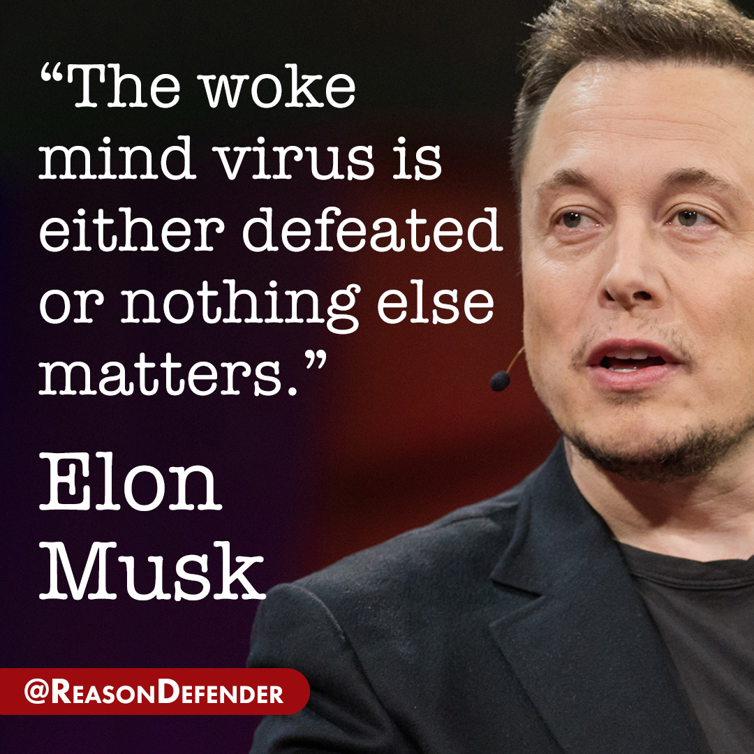 “The woke mind virus is either defeated or nothing else matters.”

 - <a href="/elonmusk/">Elon Musk</a> 

#IStandWithElon #freedom #freedomofspeech #reason #ElonGOAT
