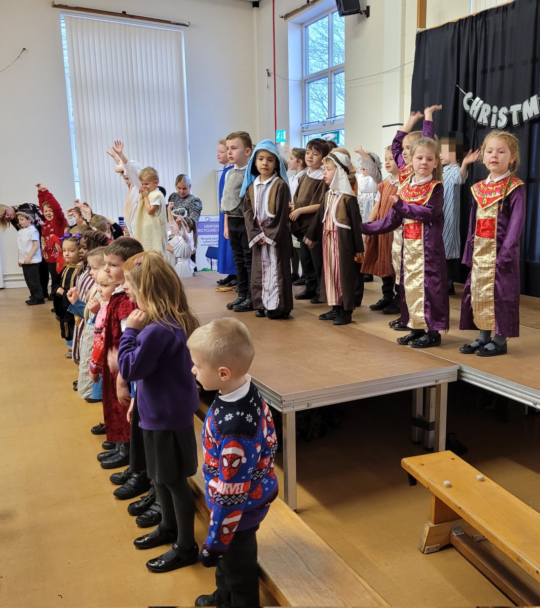 OPA_Newstead's tweet photo. What a fantastic KS1 Nativity this morning! The singing, acting and readings were outstanding.  #soproud #XMAS2022 thank you for all the parents who supported us. 🥰🎄👼🤴😊 https://t.co/D7WW2KAHtY