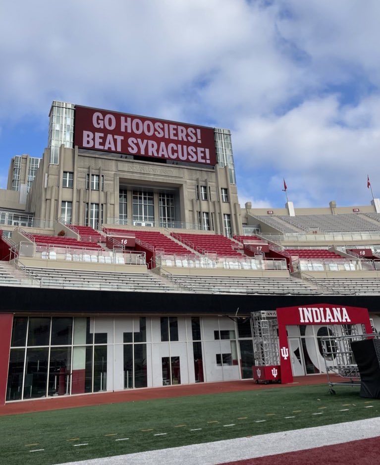 Good Luck to <a href="/IndianaMSOC/">Indiana Men's Soccer</a> today, from <a href="/IndianaFootball/">Indiana Football</a> !!!! ⚪️🔴