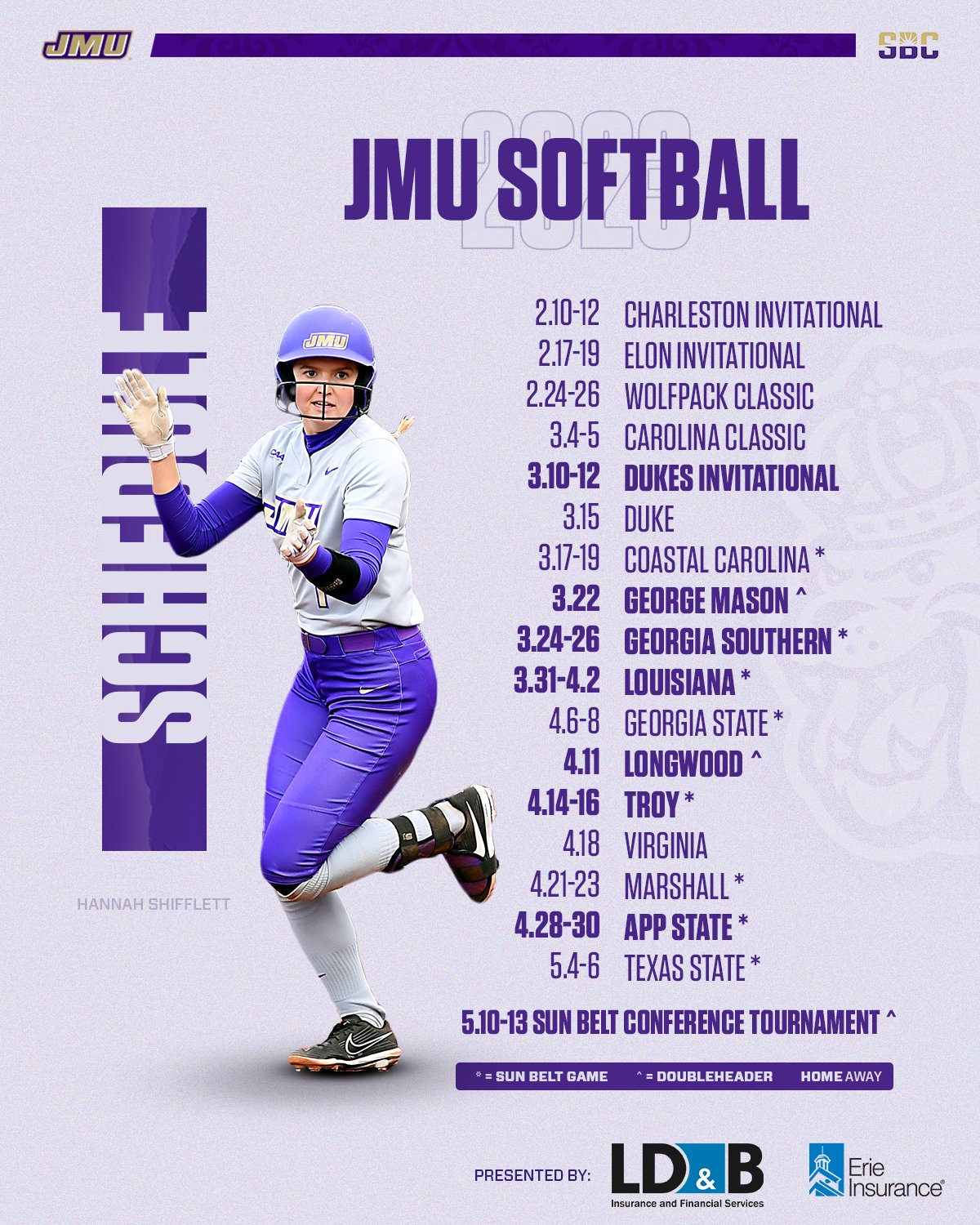 JMU Softball on Twitter "𝙈𝘼𝙍𝙆 𝙔𝙊𝙐𝙍 𝘾𝘼𝙇𝙀𝙉𝘿𝘼𝙍𝙎 📅 The JMU 2023 Schedule