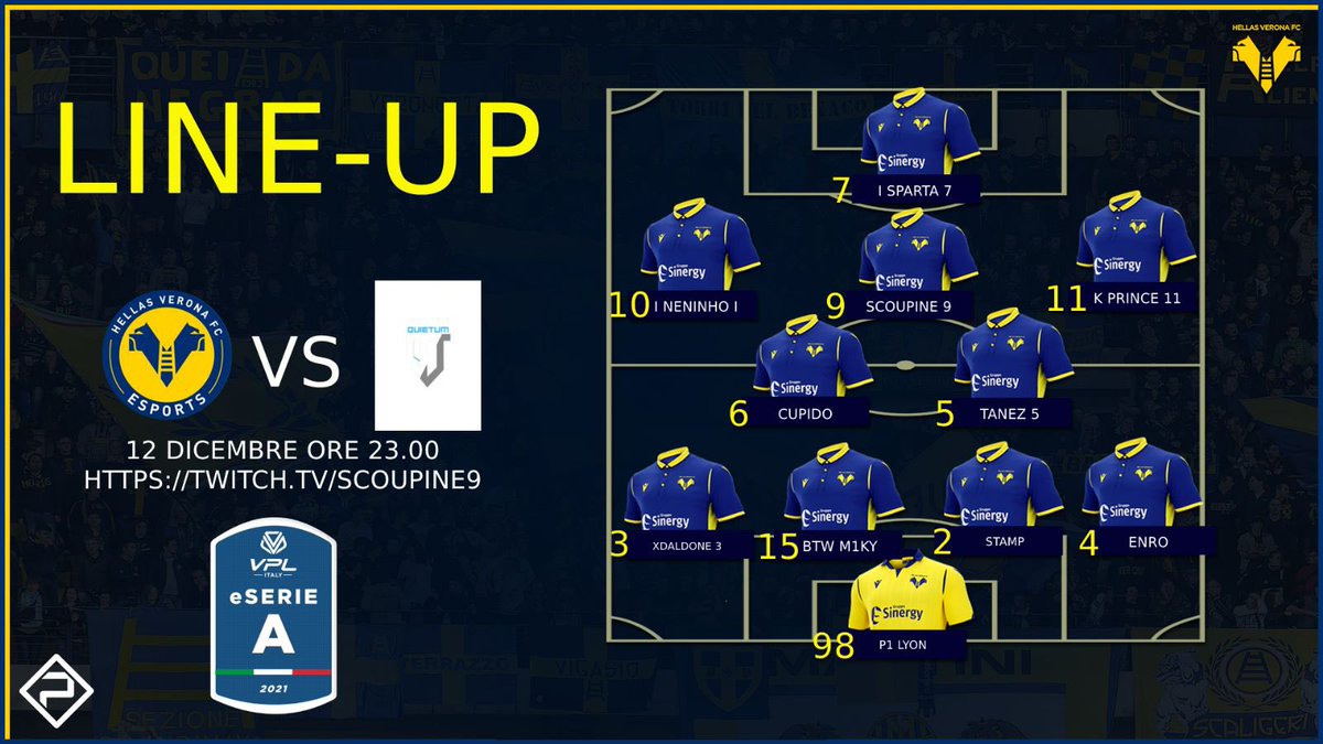 Campionato VPL @OPHellasVerona VS <a href="/iQuietum/">QuieTum</a> Ore 23.00
twitch.tv/scoupine9