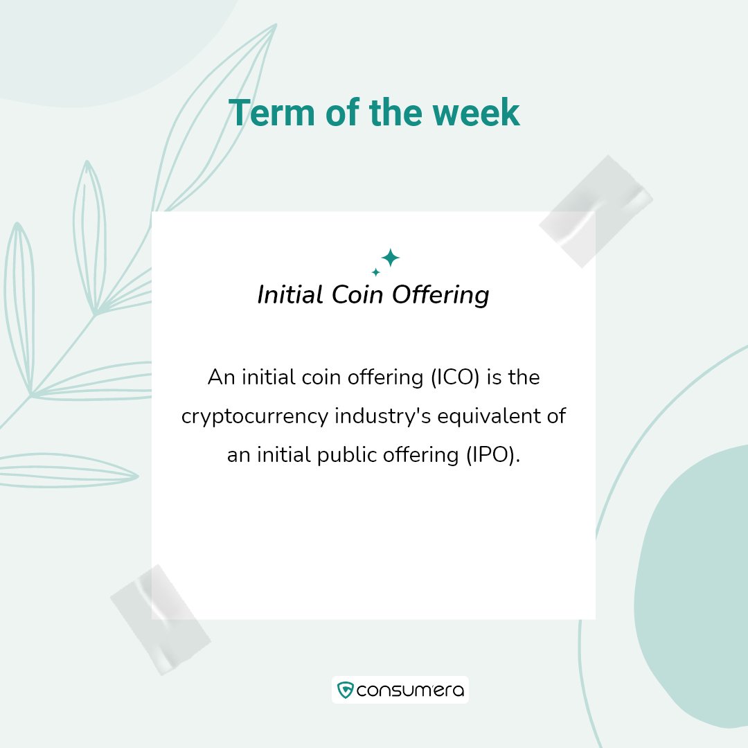 consumeradotcom's tweet photo. A company seeking to raise money to create a new coin, app, or service can launch an ICO as a way to raise funds.
Check out the top cryptocurrencies of 2022- https://t.co/x5ed3R9oSc
#consumera #recession #money #capital #cryptocurrencytrading #cryptocurrencyexchange #crypto https://t.co/t54lUwc2OK