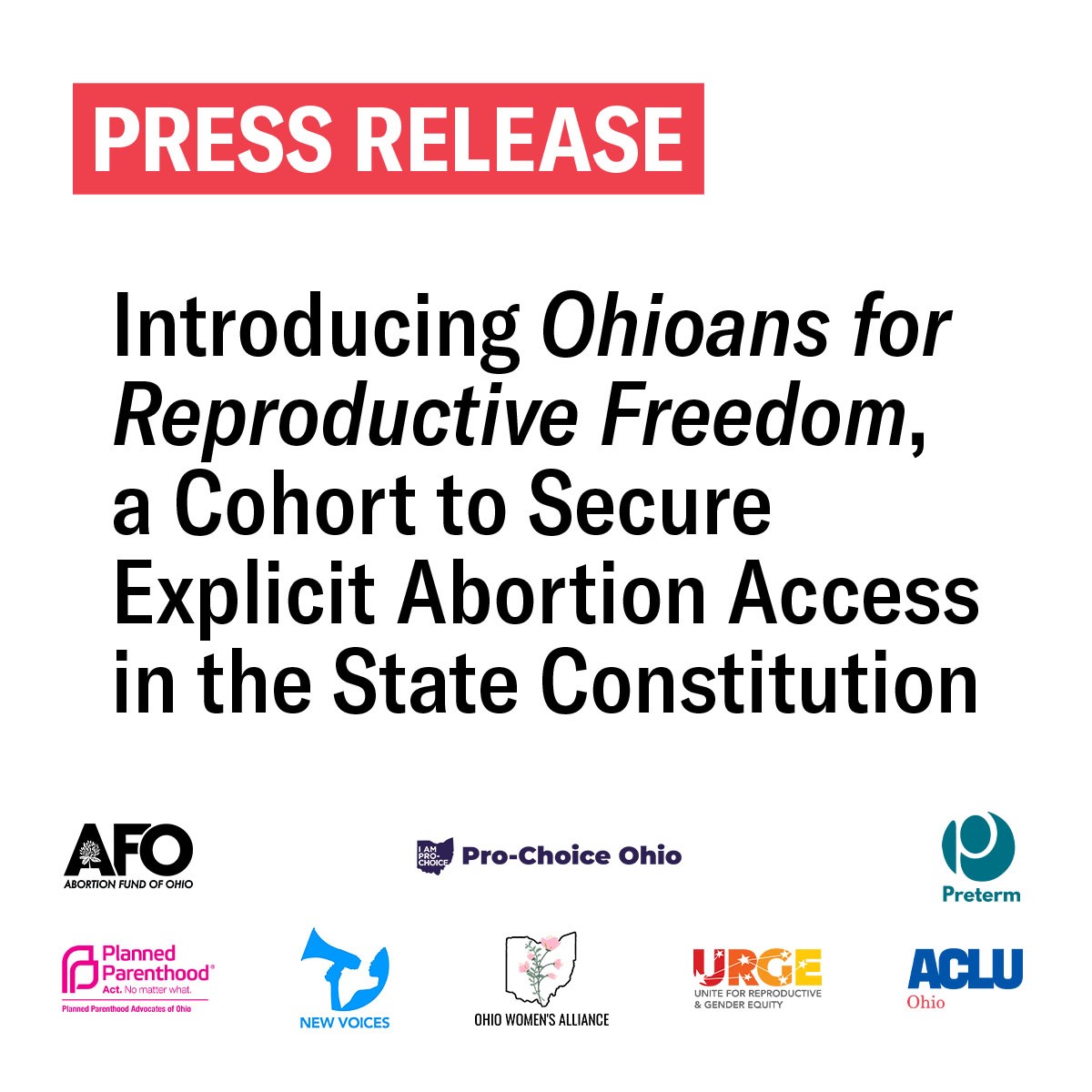 PretermCLE's tweet image. Preterm has provided abortion care with respect and dignity since 1974. We know that the overwhelming majority of people in Ohio support reproductive freedom, including the right to abortion. We are proud to join our partners in the Ohioans for Reproductive Freedom coalition.