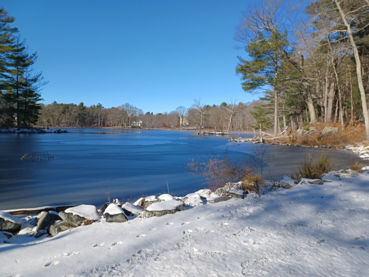 CFamiliosi's tweet photo. Nice amount of snowfall for a stroll.
#lake #hiketrail #wintertime https://t.co/SymPbVtoF8