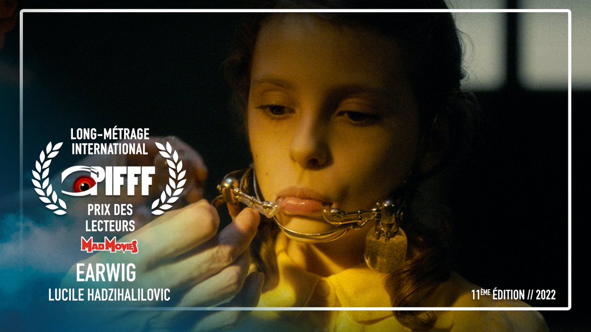 parisfantastic's tweet photo. Prix des Lecteurs @Mad_Movies Long-Métrage Inter.
@Mad_Movies Readers’ Prize Int. Feature Film
 
EARWIG
Lucile Hadzihalilovic
Royaume-Uni / Belgique / France, 2022
Interprètes : Paul Hilton, Romane Hemelaers, Romolo Garaï, Alex Lawther…
 
#PIFFF2022 #Earwig #LucileHadzihalilovic https://t.co/ENxxvdrzv2
