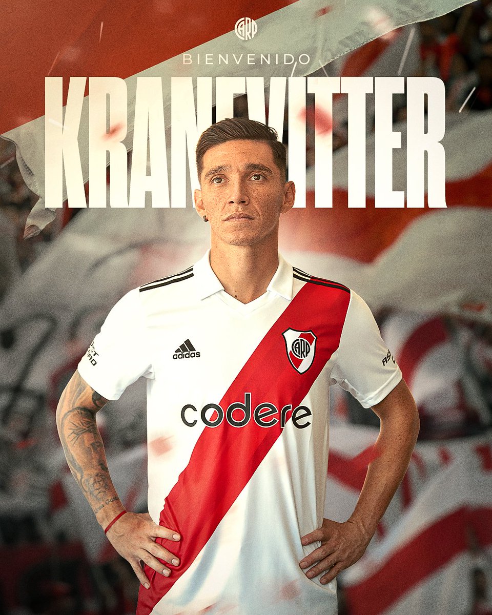 🚨OFICIAL. ⚪️🔴 Matías Kranevitter (29|🇦🇷) es NUEVO JUGADOR del River Plate. 🔸️El mediocampista llega procedente del Monterrey y concreta su vuelta al elenco del Monumental de Nuñez. 👉Nombre interesante para Martín Demichelis.