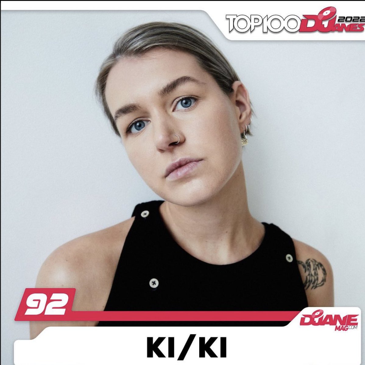 DjaneMag's tweet photo. Welcome KI/KI at rank No.92!
KI/KI is no doubt one of, if not, the fastest rising talent to come out of the ever-fertile Amsterdam scene at present. @SpielraumStudio 
#djanemag #top100djanes https://t.co/3jlALokkmg